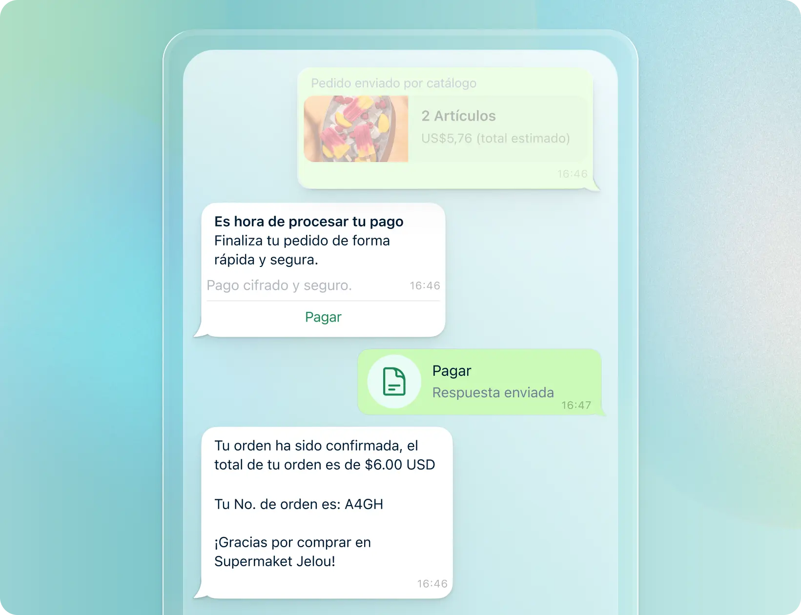 One-time payment flow illustration